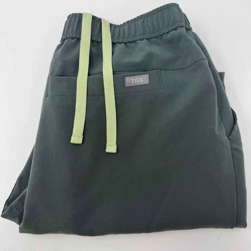 Figs Tansen Jogger Scrub Pants Mens Medium Moss Medical MXXSW2004 Elastic Waist